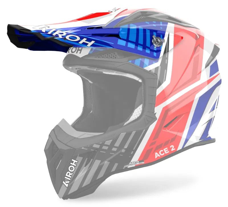 Airoh Aviator ACE 2 Helmet peaks - (all colours/designs) - ACE Race Shop