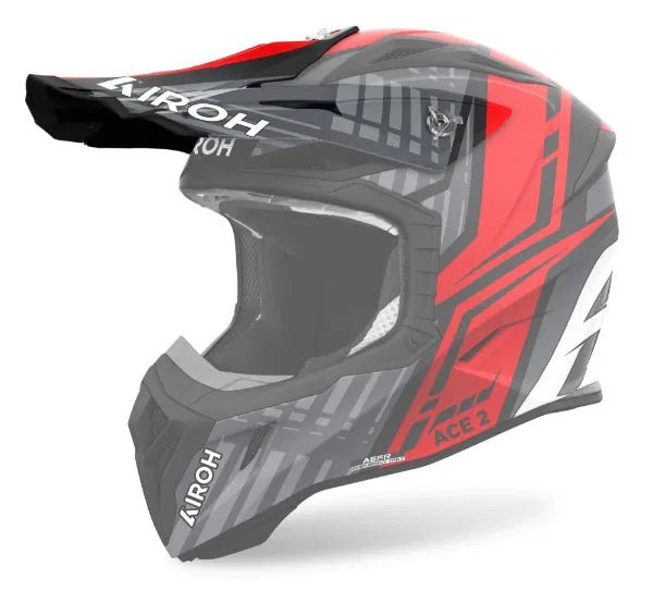 Airoh Aviator ACE 2 Helmet peaks - (all colours/designs) - ACE Race Shop