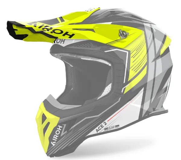 Airoh Aviator ACE 2 Helmet peaks - (all colours/designs) - ACE Race Shop