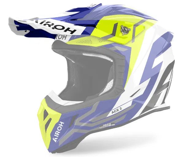 Airoh Aviator ACE 2 Helmet peaks - (all colours/designs) - ACE Race Shop
