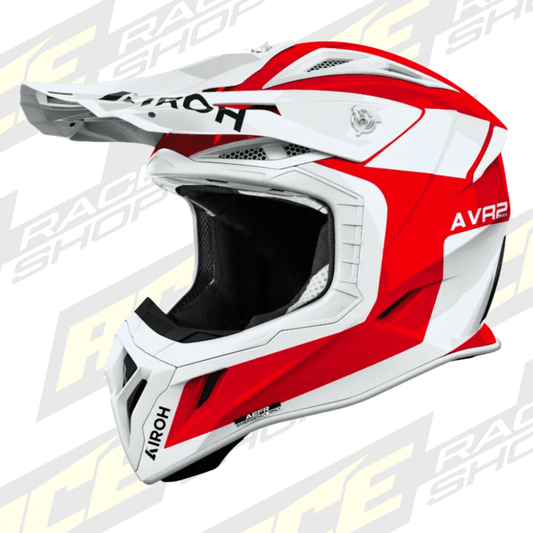 Airoh Aviator Ace 2 Iron Red Gloss MX Motocross/Enduro Helmet - ACE Race Shop