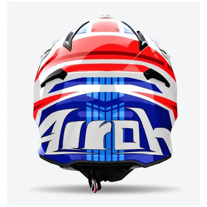 Airoh Aviator Ace 2 Proud Blue/Red Gloss MX Helmet - ACE Race Shop
