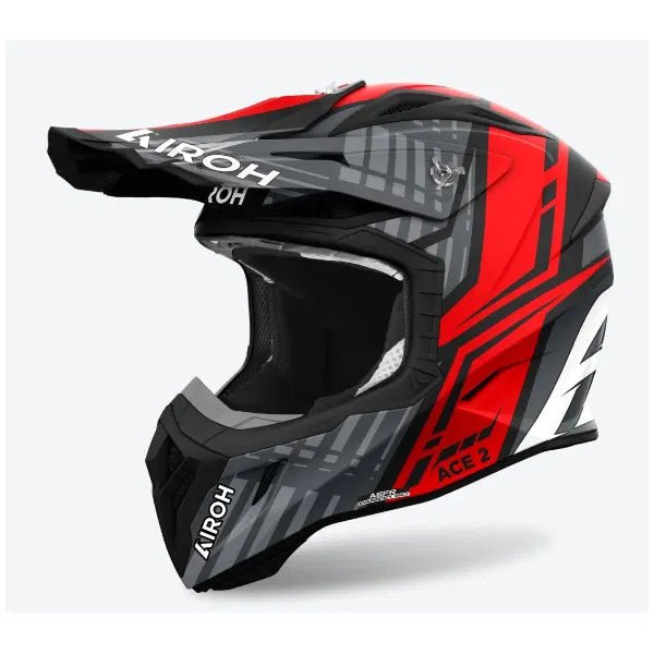Airoh Aviator Ace 2 Proud Red Matt MX Helmet - ACE Race Shop