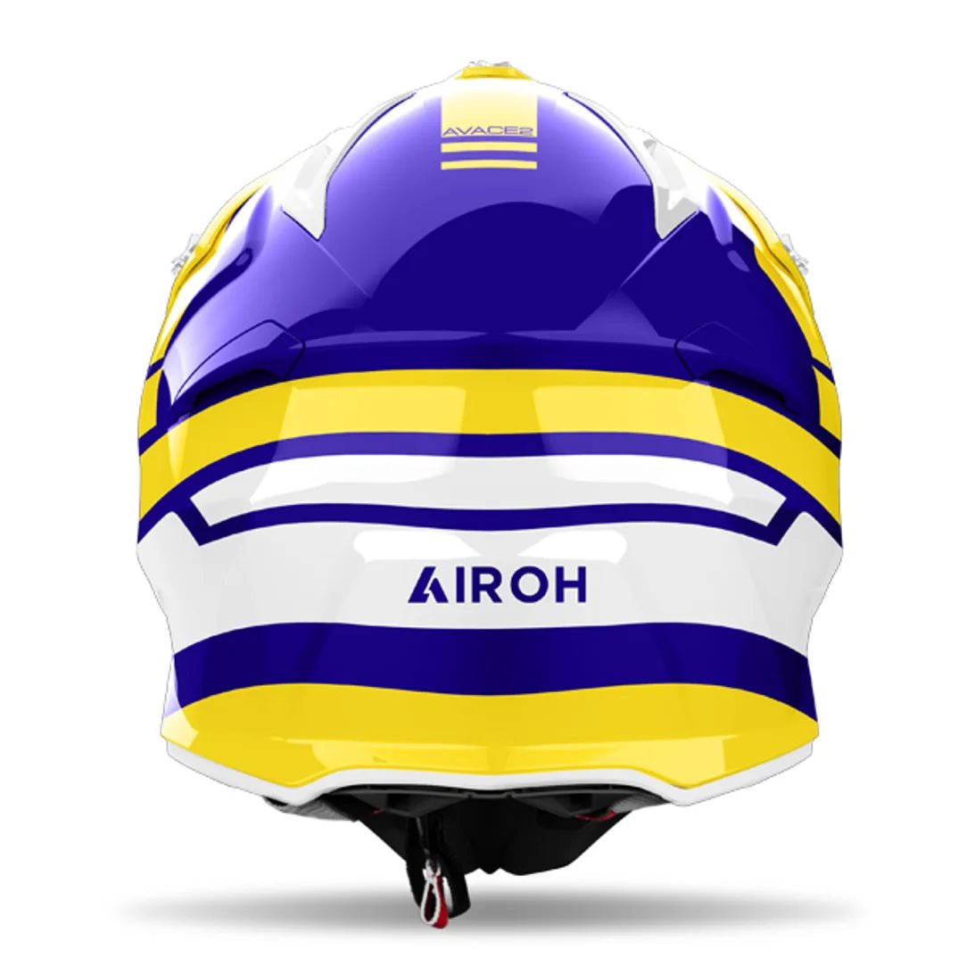 Airoh Aviator Ace 2 Sake Yellow Gloss MX Helmet - ACE Race Shop
