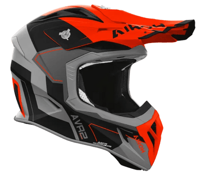 Airoh Aviator Ace 2 Shield Orange Gloss MX Motocross//Enduro Helmet Black,Grey,Orange - ACE Race Shop