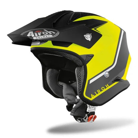 Airoh TRRS Keen Matt Yellow Trials Helmet - ACE Race Shop