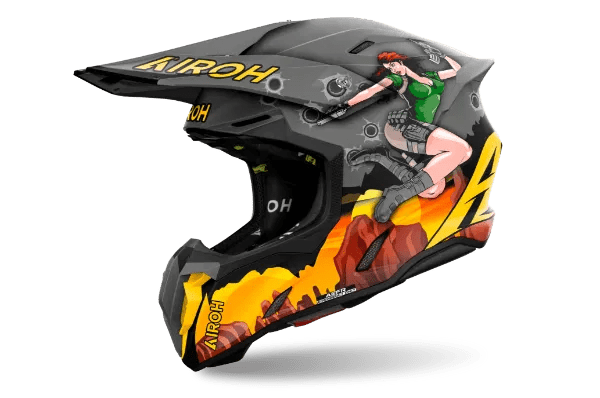 Airoh Twist 3 Adventure Matt MX Helmet - ACE Race Shop