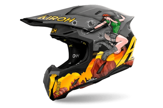 Airoh Twist 3 Adventure Matt MX Helmet - ACE Race Shop