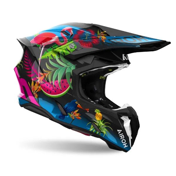 Airoh Twist 3 Amazonia Gloss MX Helmet - ACE Race Shop