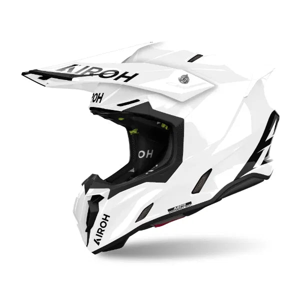 Airoh Twist 3 Color White Gloss MX Helmet - ACE Race Shop