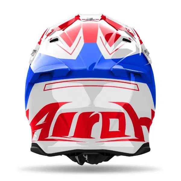 Airoh Twist 3 Dizzy Blue/Red Gloss MX Helmet - ACE Race Shop