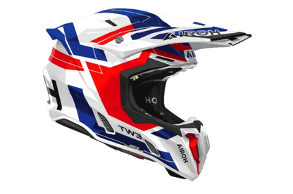 AIROH TWIST 3 DYNASTY BLUE/RED GLOSS MX HELMET - ACE Race Shop