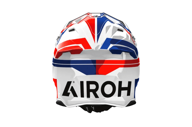 AIROH TWIST 3 DYNASTY BLUE/RED GLOSS MX HELMET - ACE Race Shop