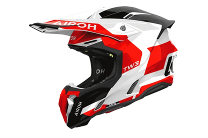 AIROH TWIST 3 FANCY RED GLOSS MX HELMET - ACE Race Shop