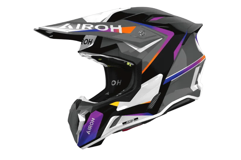 AIROH TWIST 3 HUSTLE GLOSS MX HELMET - ACE Race Shop