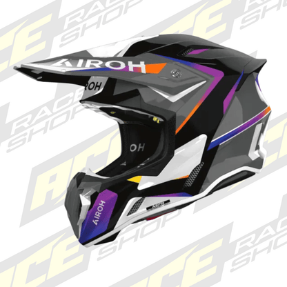 AIROH TWIST 3 HUSTLE GLOSS MX HELMET - ACE Race Shop
