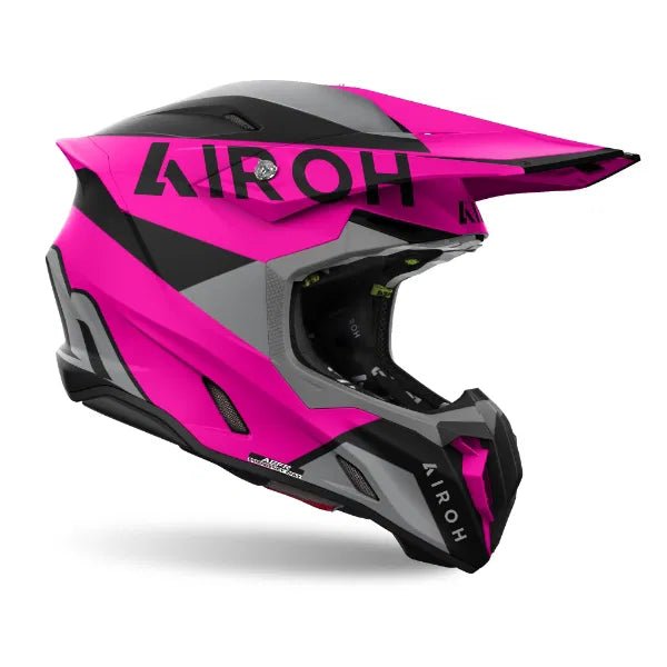 Airoh Twist 3 King Pink Matt MX Helmet - ACE Race Shop