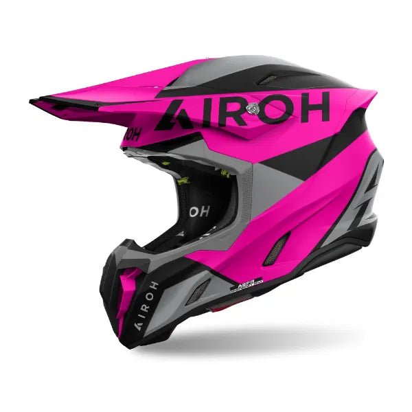 Airoh Twist 3 King Pink Matt MX Helmet - ACE Race Shop