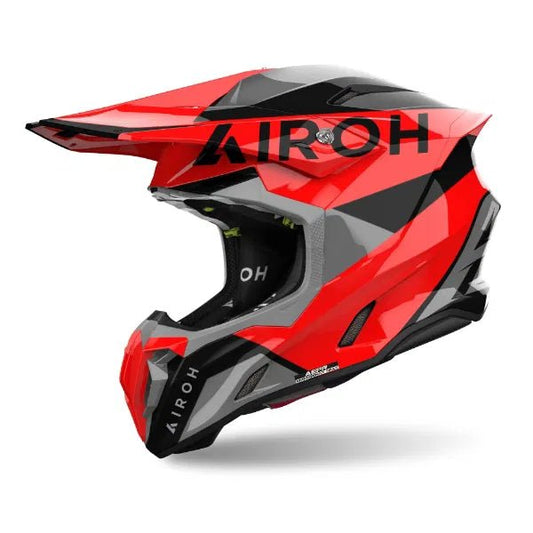 Airoh Twist 3 King Red Gloss MX Helmet - ACE Race Shop