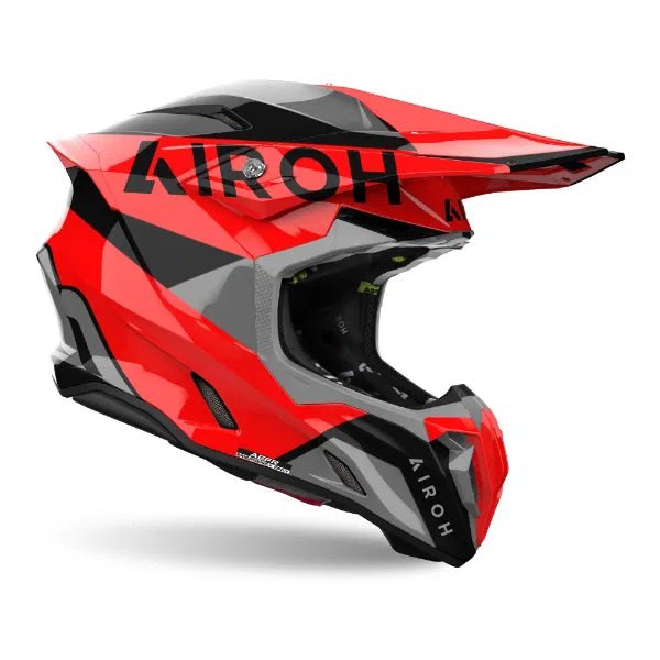 Airoh Twist 3 King Red Gloss MX Helmet - ACE Race Shop
