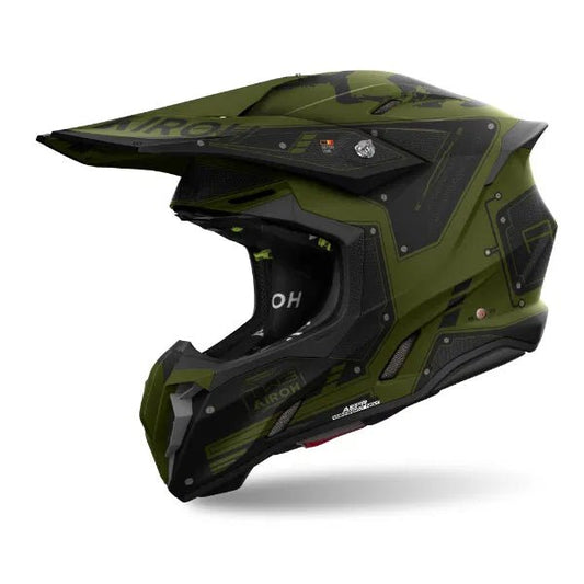 Airoh Twist 3 Military Matt MX Helmet - ACE Race Shop