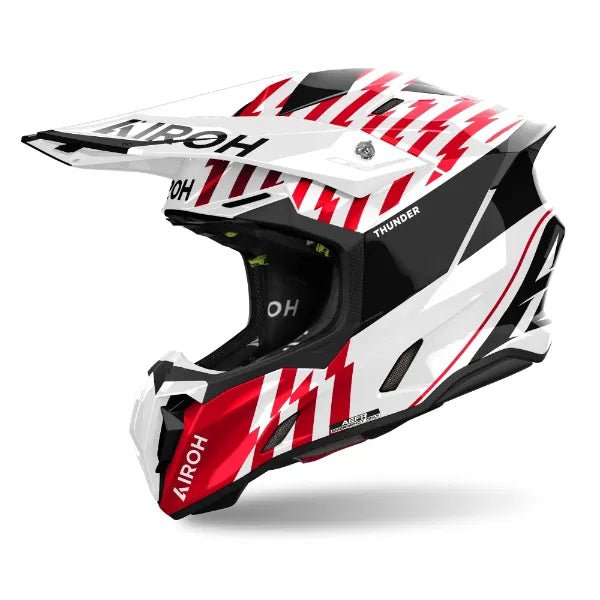 Airoh Twist 3 Thunder Red Gloss MX Helmet - ACE Race Shop