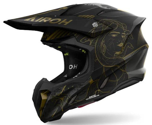 Airoh Twist 3 Titan Matt MX Helmet - ACE Race Shop