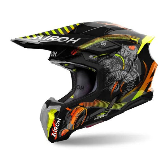 Airoh Twist 3 Toxic Gloss MX Helmet - ACE Race Shop