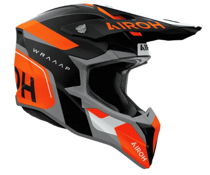 Airoh Wraaap Conquer Orange Matt MX Motocross/Enduro Helmet - ACE Race Shop