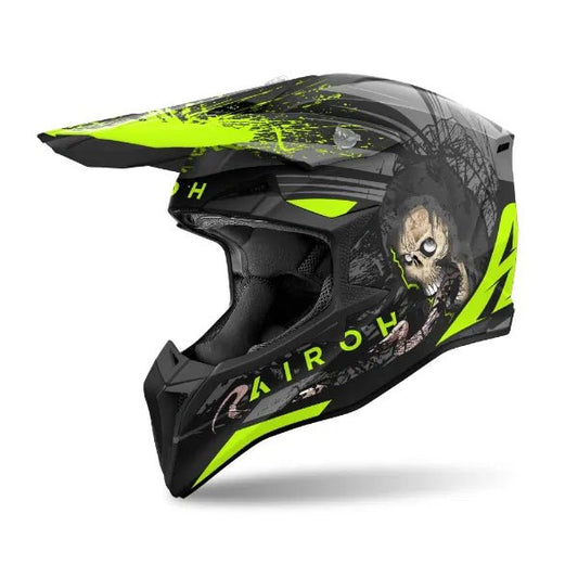 Airoh Wraaap Darkness Matt MX Helmet - ACE Race Shop