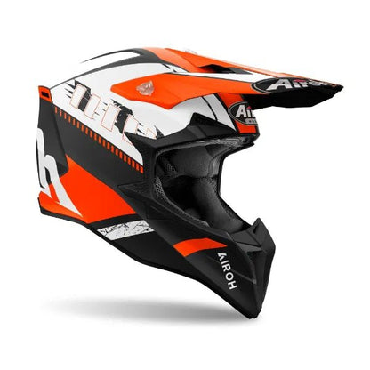 Airoh Wraaap Feel Orange Matt MX Helmet - ACE Race Shop