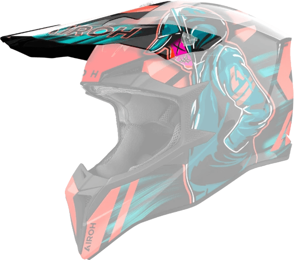 Airoh Wraaap Helmet peaks - (all colours/designs) - ACE Race Shop