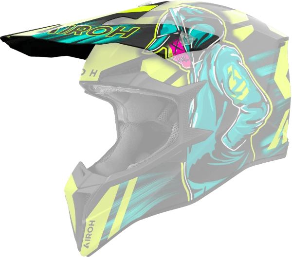 Airoh Wraaap Helmet peaks - (all colours/designs) - ACE Race Shop