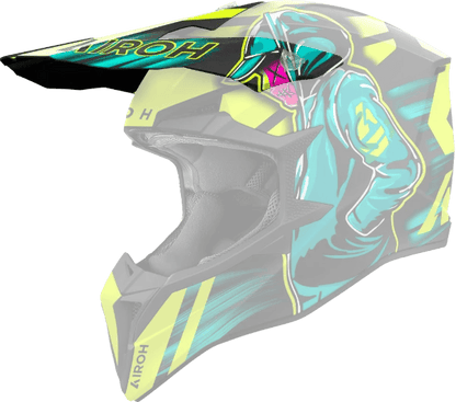 Airoh Wraaap Helmet peaks - (all colours/designs) - ACE Race Shop