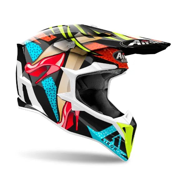 Airoh Wraaap Lollipop Gloss MX Helmet - ACE Race Shop