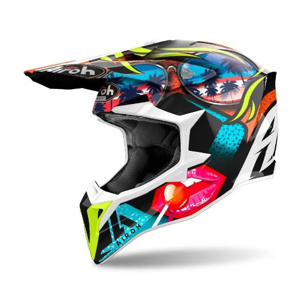 Airoh Wraaap Lollipop Gloss MX Helmet - ACE Race Shop