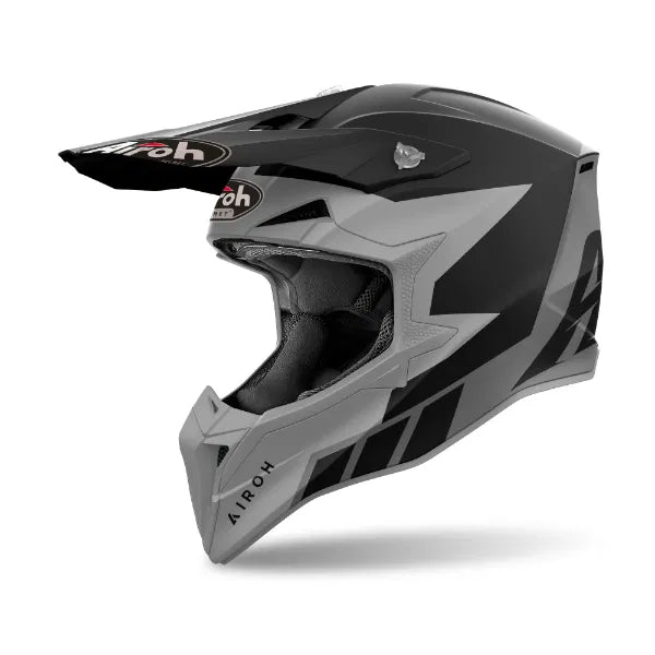 Airoh Wraaap Reloaded Anthracite Matt MX Helmet - ACE Race Shop