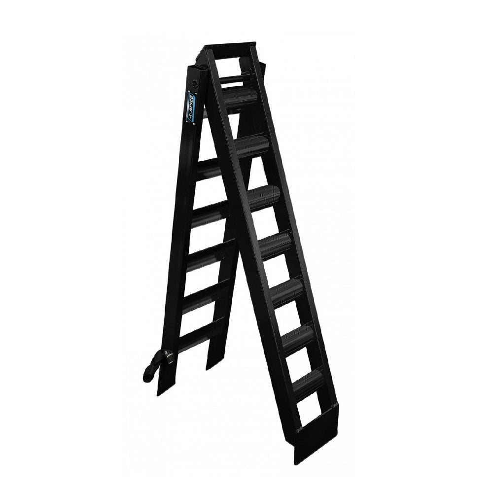 APICO BIKE RAMP 6FT FOLDING TYPE ALLOY BLACK - ACE Race Shop