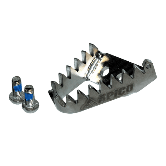 APICO BRAKE PEDAL TIP OEM KTM/HQV/GAS SX/SX - F/TC/FC 16 - 22, EXC/EXC - F/TE/FE 17 - 23, MC/EC/EX 21 - 23 TITANIUM (R) - ACE Race Shop
