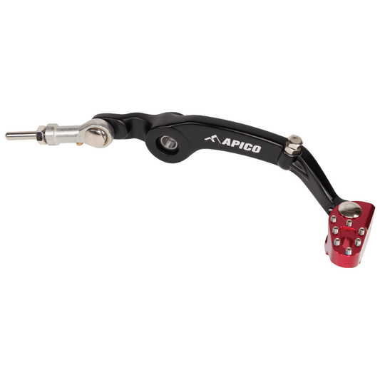 APICO BRAKE PEDAL TRIAL ELITE GAS - GAS PRO/RACING 19 - 23 BLACK/RED - ACE Race Shop