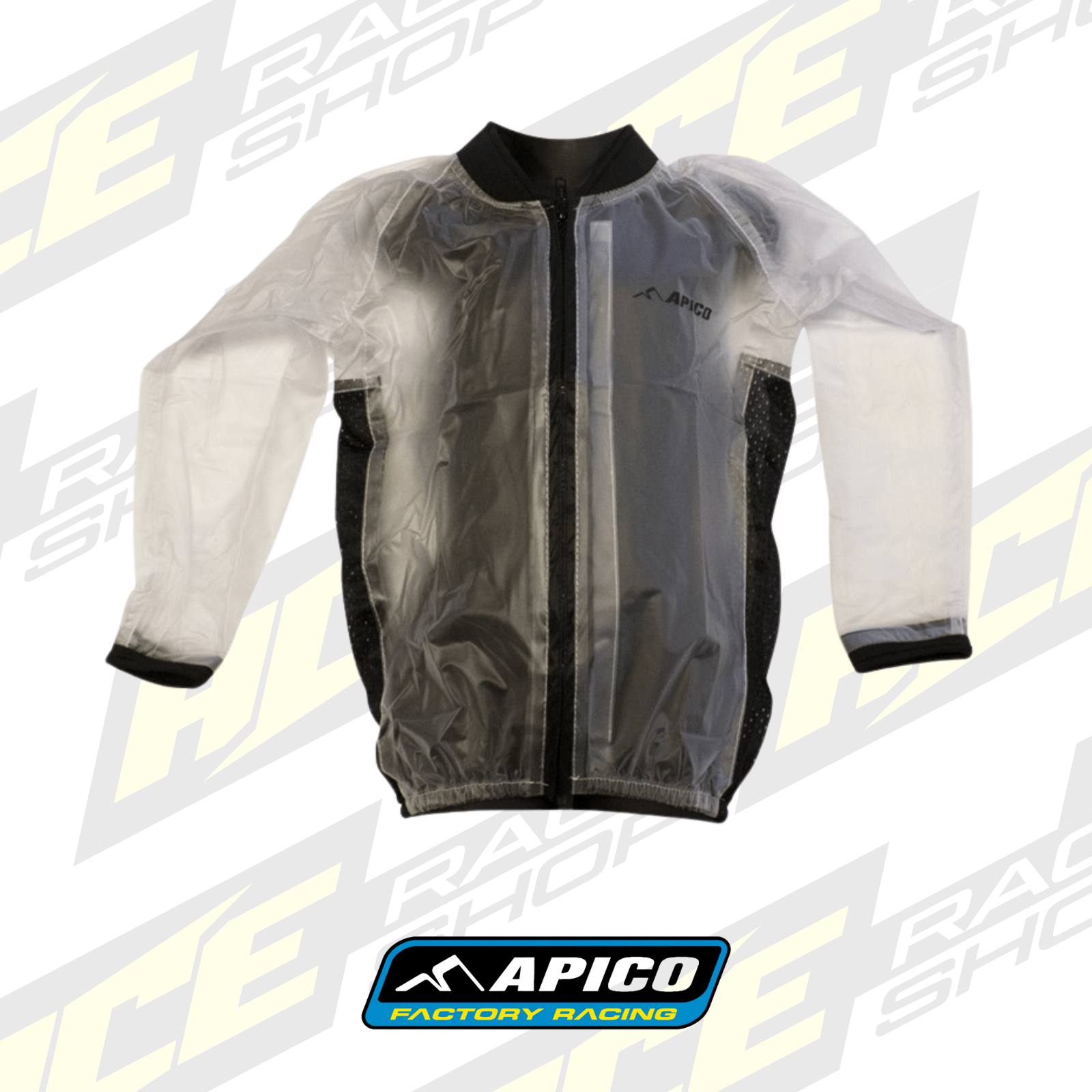 APICO CLEAR RAIN JACKET YOUTH - ACE Race Shop