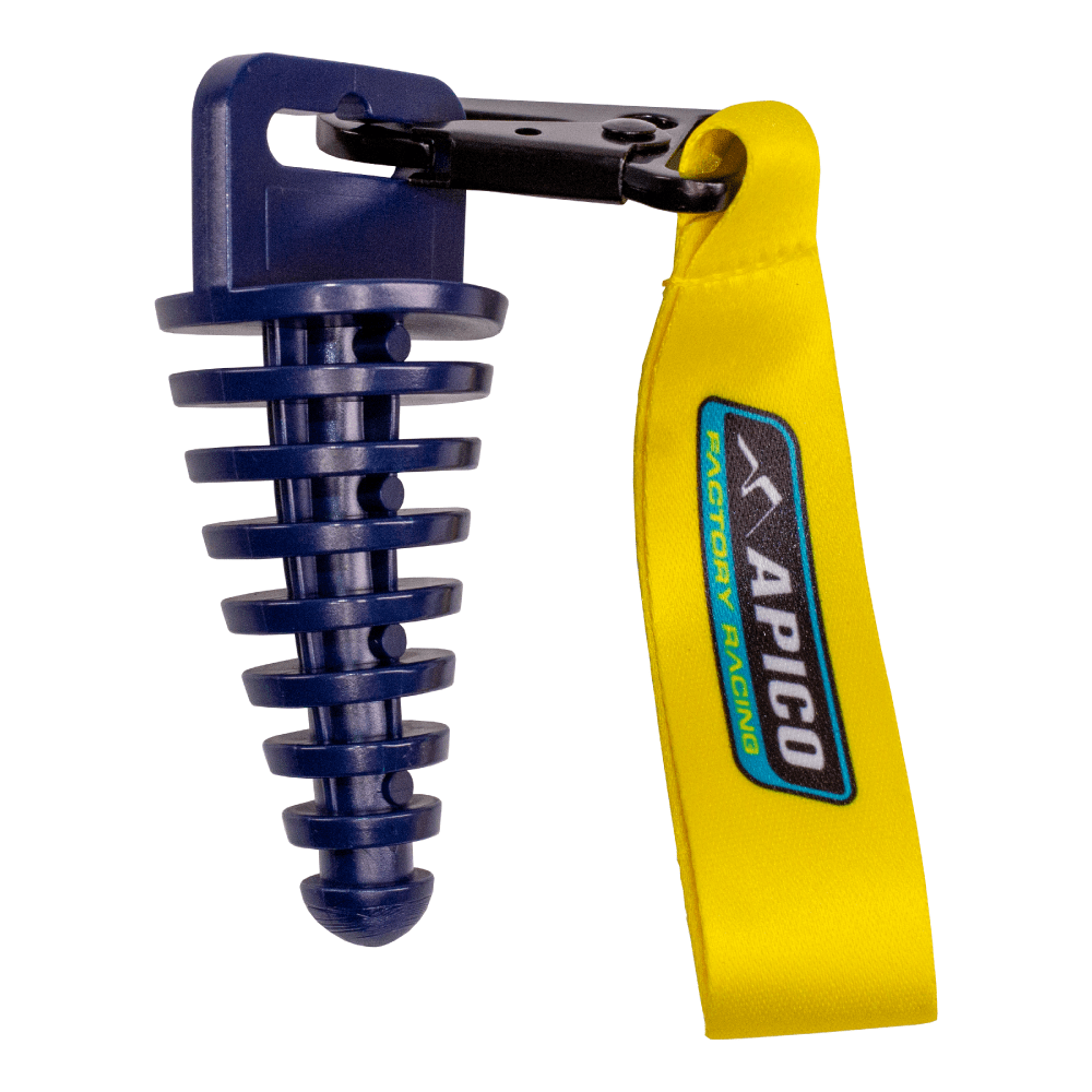 APICO EXHAUST PLUG 2 - STROKE WITH LANYARD - ACE Race Shop