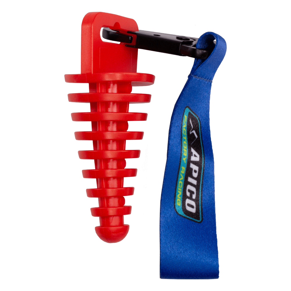 APICO EXHAUST PLUG 2 - STROKE WITH LANYARD - ACE Race Shop