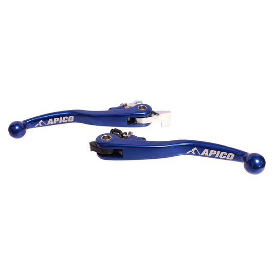APICO FLEXI LEVER (PAIR) HUSKY TC/FC125 - 450 2018, TE/FE/TX/FX125 - 501 18 - 21 (MAGURA) BLUE (R) - ACE Race Shop