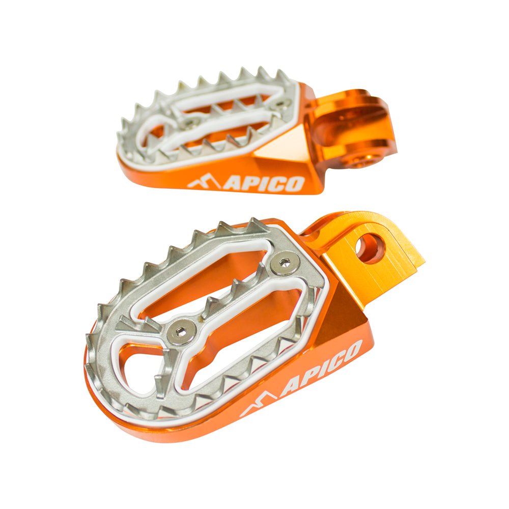 APICO FOOT PEG PRO - BITE KTM/HUSKY/GAS SX85 18 - 23, SX/SX - F/TC/FC 16 - 22, EXC/EXC - F/FE 17 - 23, MC/EC 21 - 23 BU (R) - ACE Race Shop