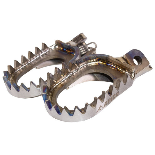 APICO FOOT PEG TITANIUM OPEN DESIGN KTM/HQV/GAS SX/TC50 - 65>23, SX/SX - F/TC/FC >15, EXC/EXC - F/TE/FE>16 (BETA>19, SHER>24) TI (R) - ACE Race Shop