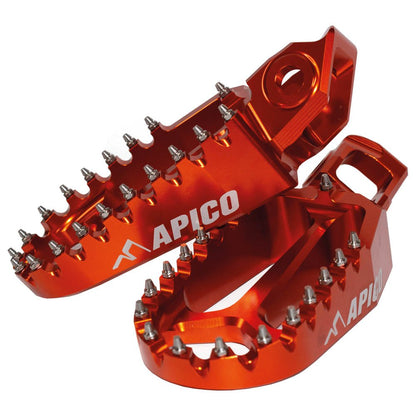 APICO FOOT PEG XTREME KTM/HQV/GAS SX/SX - F125 - 450 2023, TC/FC125 - 450 2023, MC - F250 - 450 FACTORY ED 2023 BU (R) - ACE Race Shop