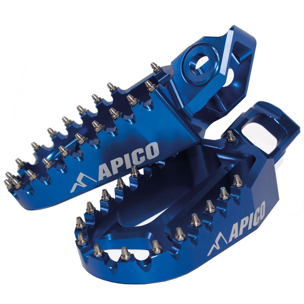 APICO FOOT PEG XTREME KTM/HQV/GAS SX/SX - F125 - 450 2023, TC/FC125 - 450 2023, MC - F250 - 450 FACTORY ED 2023 BU (R) - ACE Race Shop