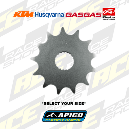 APICO FRONT SPROCKET FOR KTM/HUSKY/GASGAS 125 - 570 91 - 26 & BETA RR125 - 525 05 - 26 - ACE Race Shop