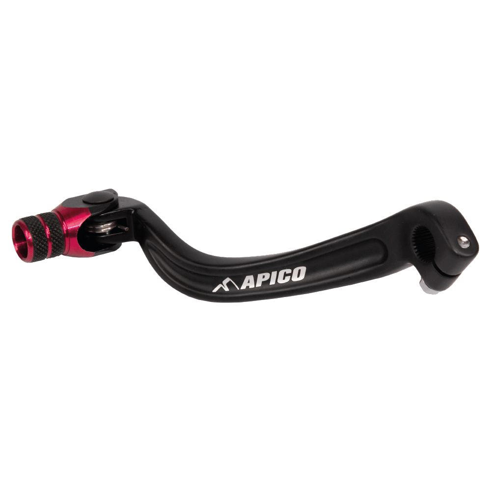 APICO GEAR PEDAL ELITE BETA ENDURO 350/390/430/480RR 20 - 23 BLACK/RED - ACE Race Shop